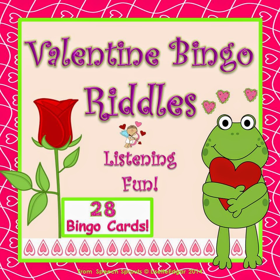 Uncategorized Valentines Day Riddles speech sprouts valentine blog hoppin for the love of bingo riddles