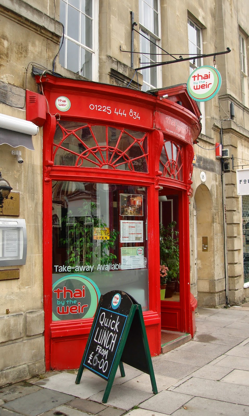 Thai by the Weir in Bath Britain Visitor Blog