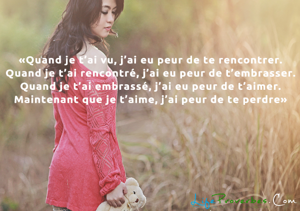 peur de le rencontrer
