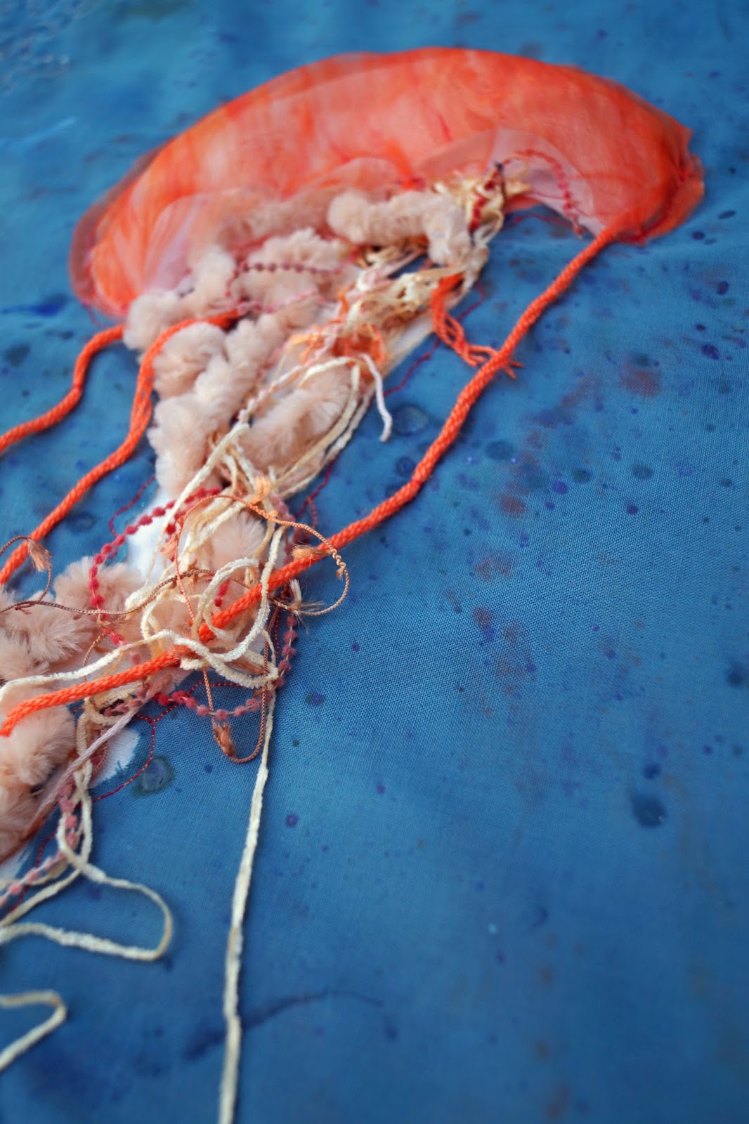 buttons and paint... and our Embroidery & Mixed Media Course