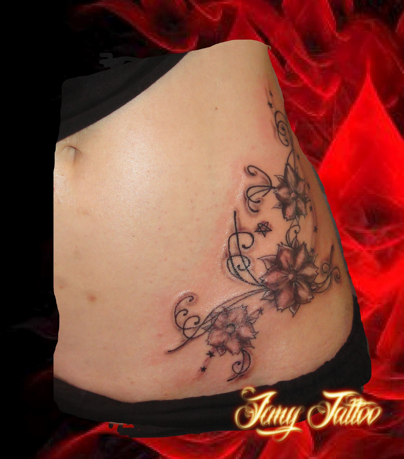 Jimy Tattoo: Flores y Estrellas