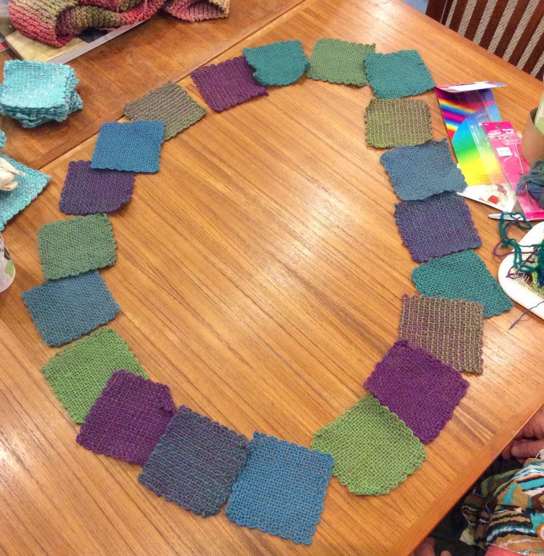 Pin Loom Weaving Endless scarves