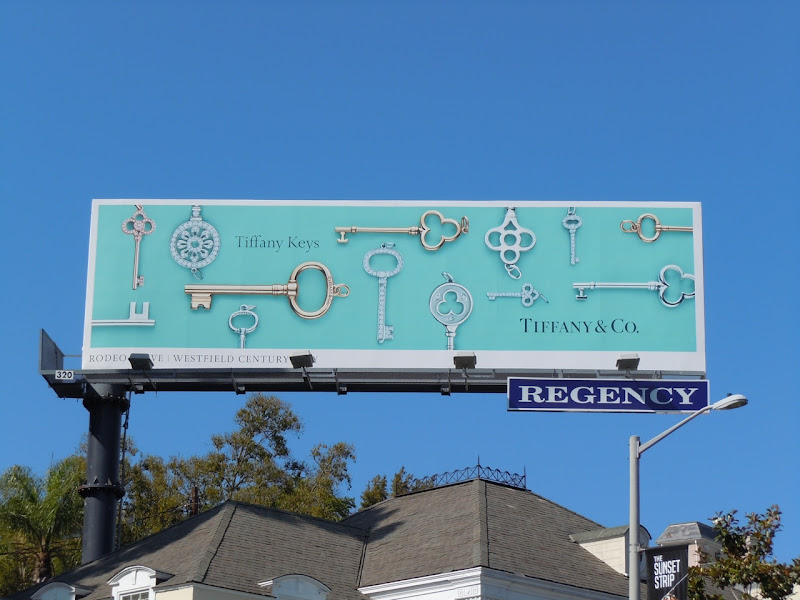 Tiffany keys billboard