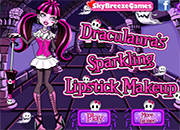 Draculaura Sparkling Lipstick Makeup