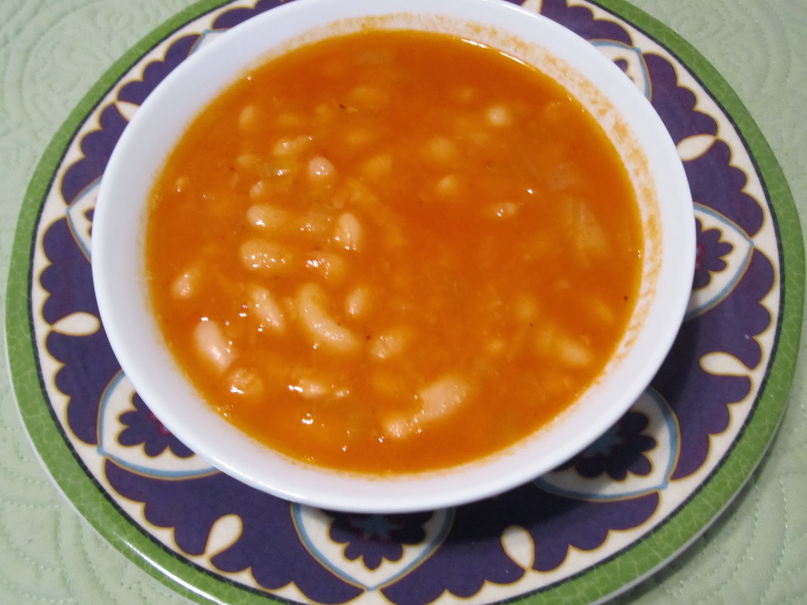 The Iraqi Family Cookbook White Beans Soup فاصوليا بيضة