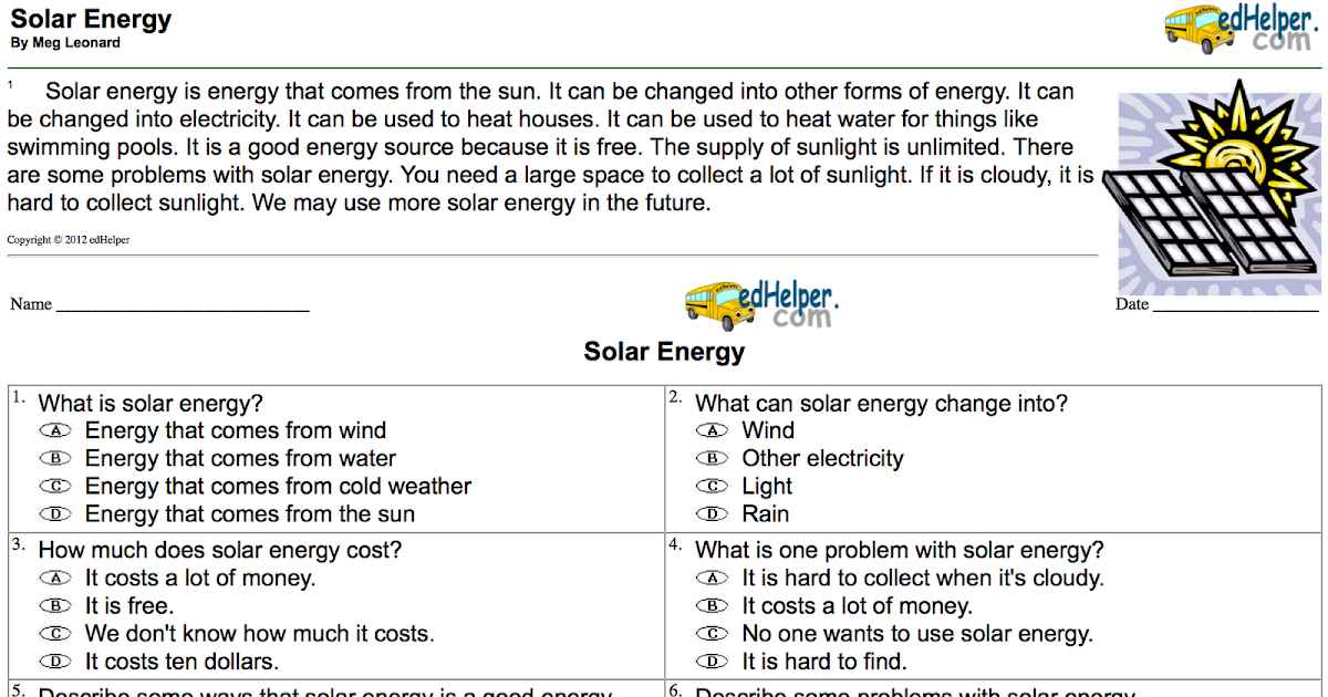 3rd Grade: Reading Comprehension & Math
