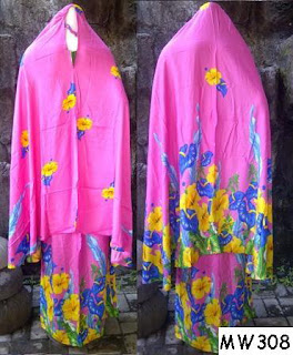 mukena motif bali