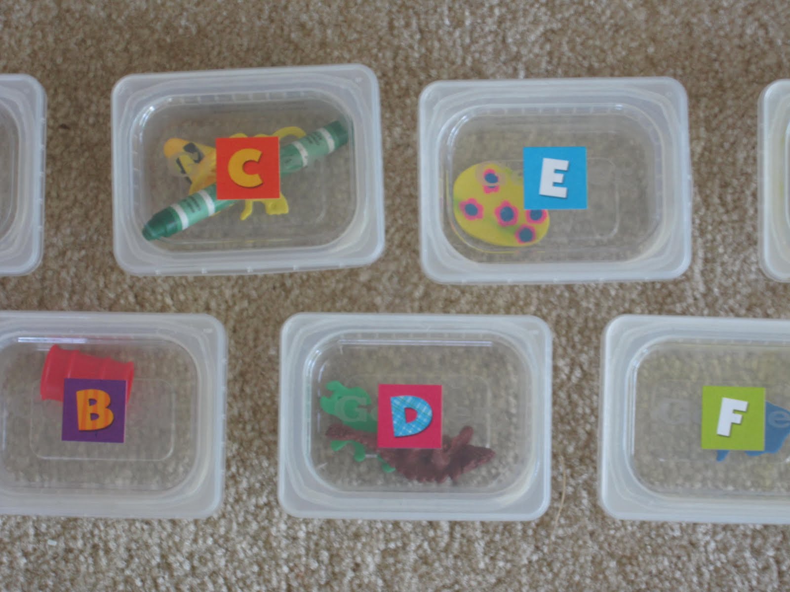 Early Motherhood Alphabet Boxes