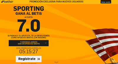 betfair Sporting gana Betis super cuota 7 Liga España 27 septiembre betfair Sporting gana Betis super cuota 7 Liga España 27 septiembre