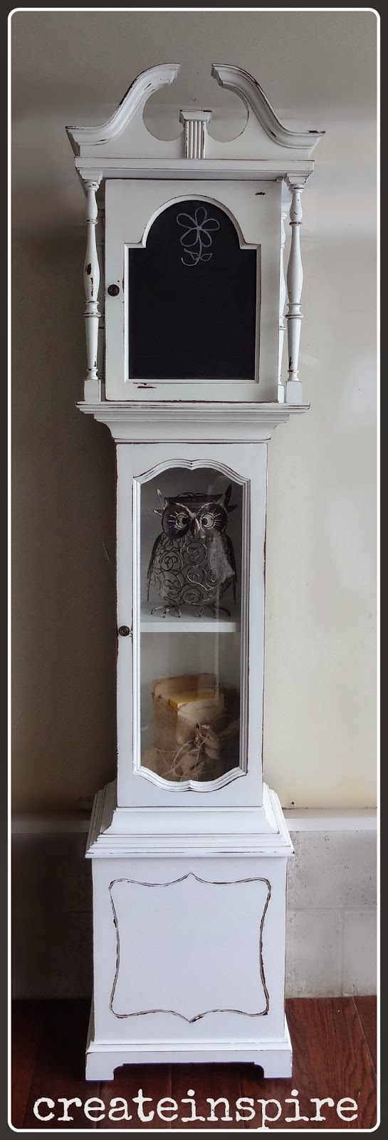 {createinspire} Repurposed Grandfather Clock