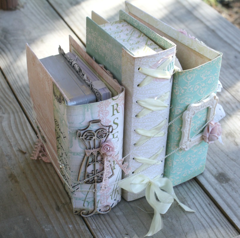 Msliberty Creations Shabby Chic Book Stack for TPBP