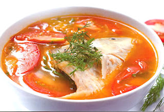 Canh chua cá diêu hồng