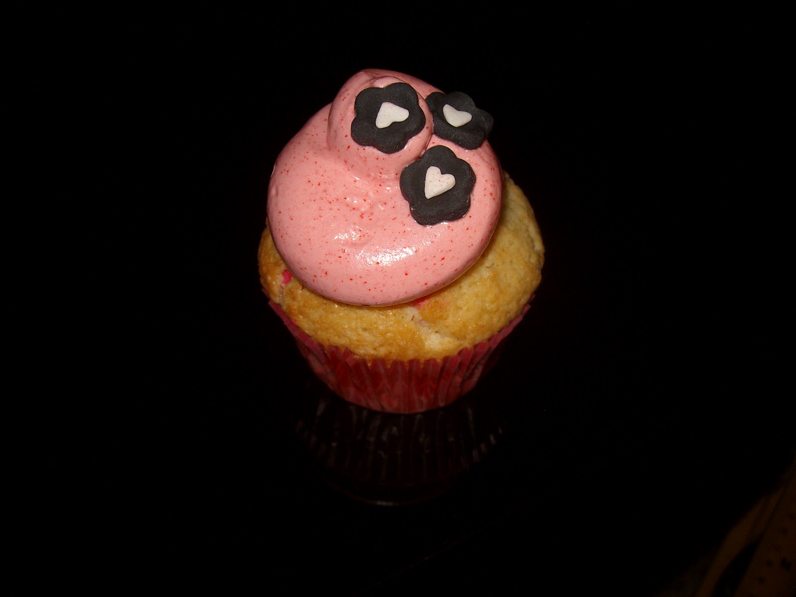 My Little Cupcake Valentine Funfetti Cupcakes w/ Jello Frosting