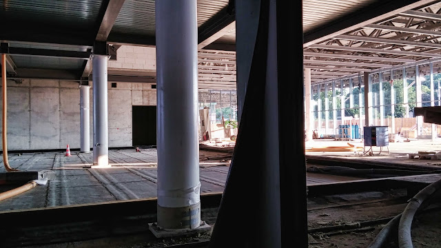 Baustelle Gesundbrunnen, Neubau Empfangsgebäude, Fertigstellung 2014, 13357 Berlin, 06.07.2014