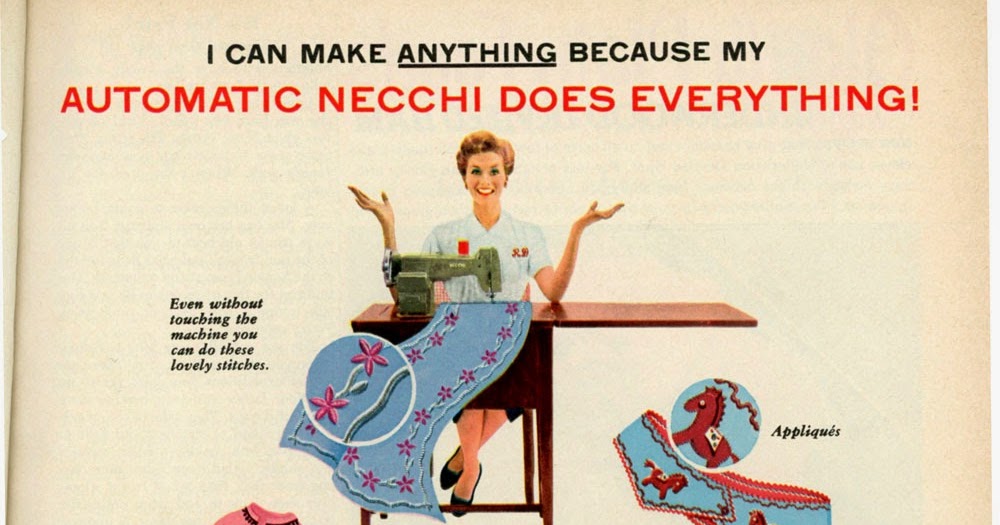 Zips & Darts How To Sell A Sewing Machine Ads From The 1950's