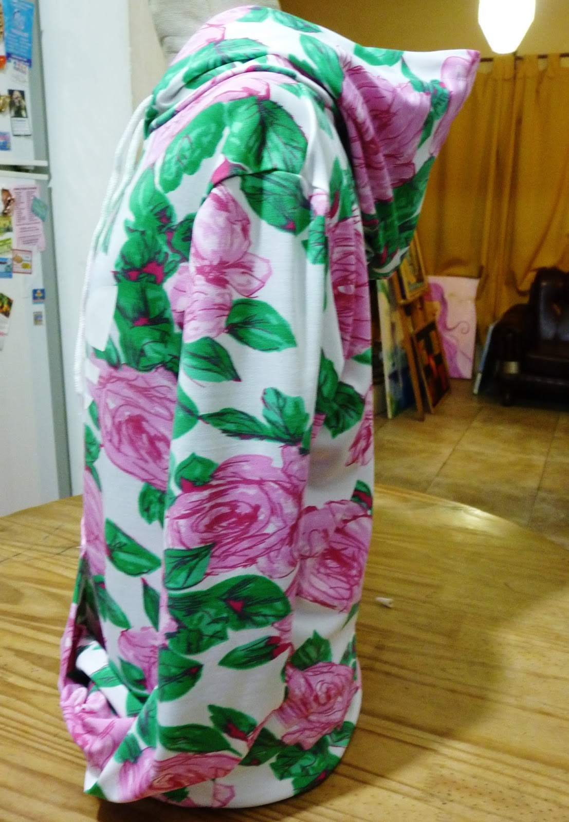 buzo adidas floreado