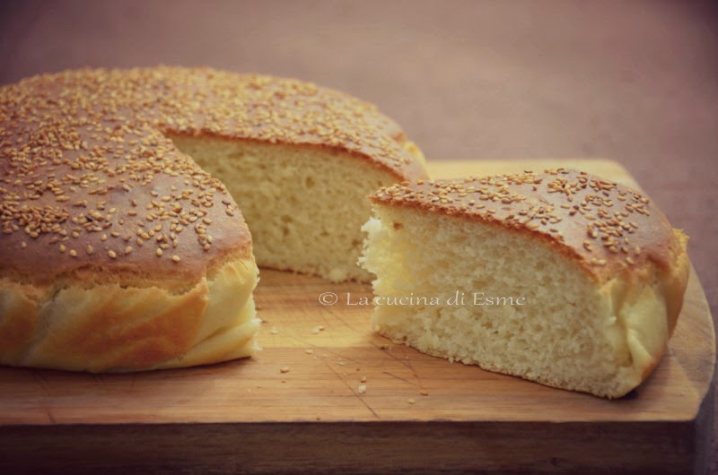 Focaccia al sesamo ...altissima e morbidissima!