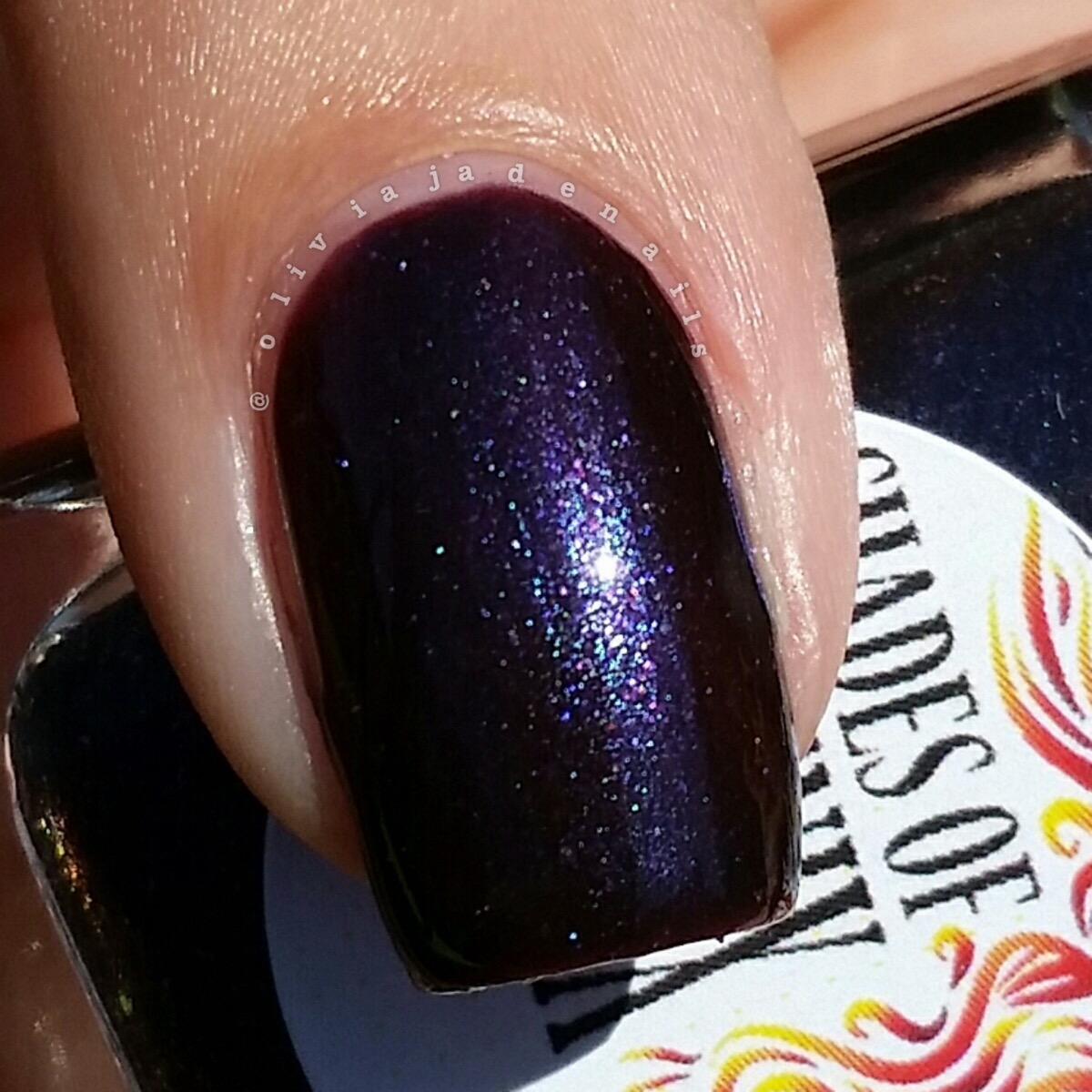 Shades of Phoenix 1313 swatched by Olivia Jade Nails