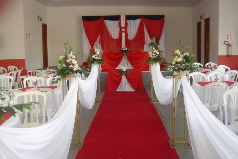 Dm festas e decorações Decoração de Casamento vermelho e branco Dm festas e decorações Decoração de Casamento vermelho e branco