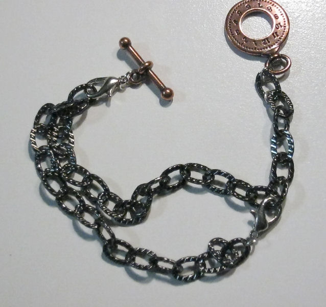 Creative Chaos Tutorial Adjustable Toggle Clasp Charm Bracelet