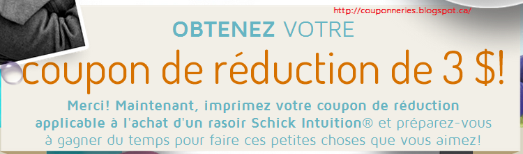 Coupons rasoir