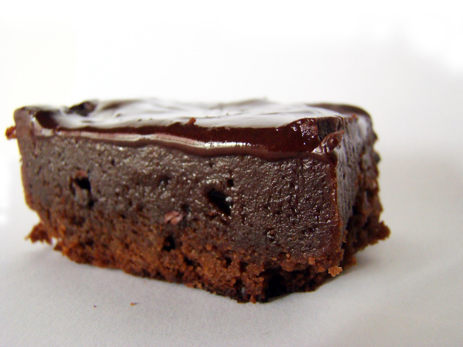 Philosophy of Flavour The Best Cocoa Nibs Brownie with Orange Ganache