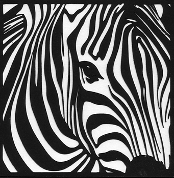 Free Paper Craft Cutting Designs For Silhouette Cameo A Zebra Silhouette Templates For Paper Cutting