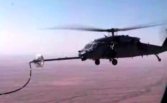 Helikopter air refueling