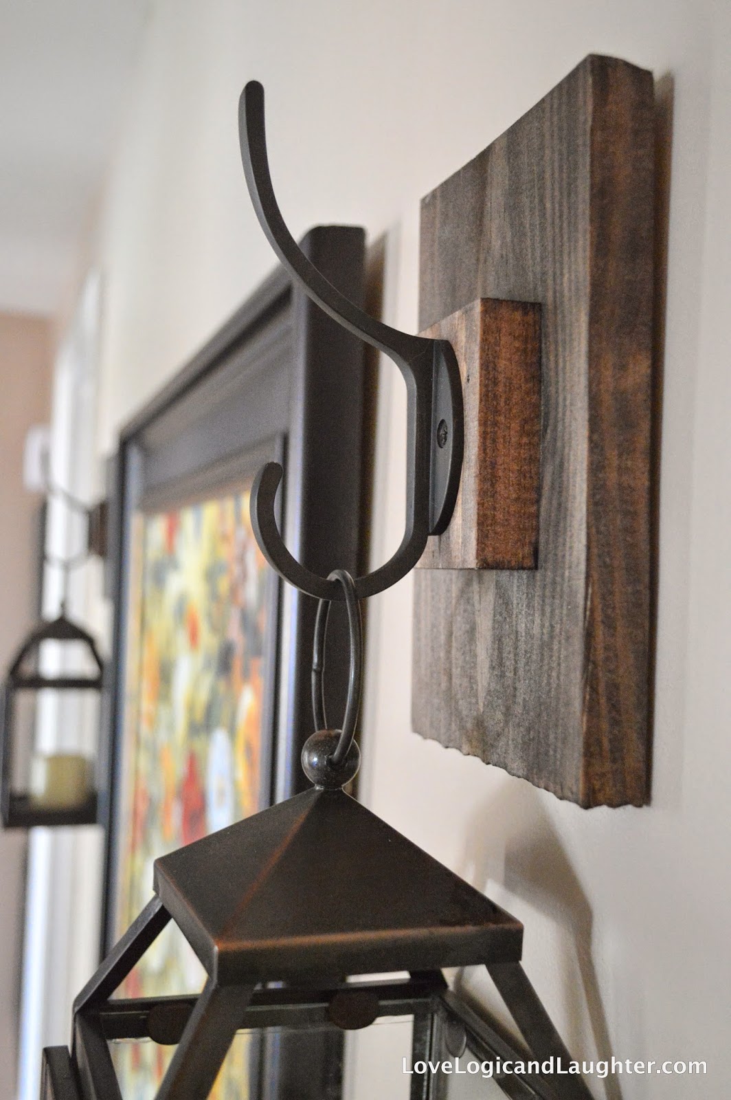 Wall Lantern Hooks For My Entryway DIY Logic & Laughter