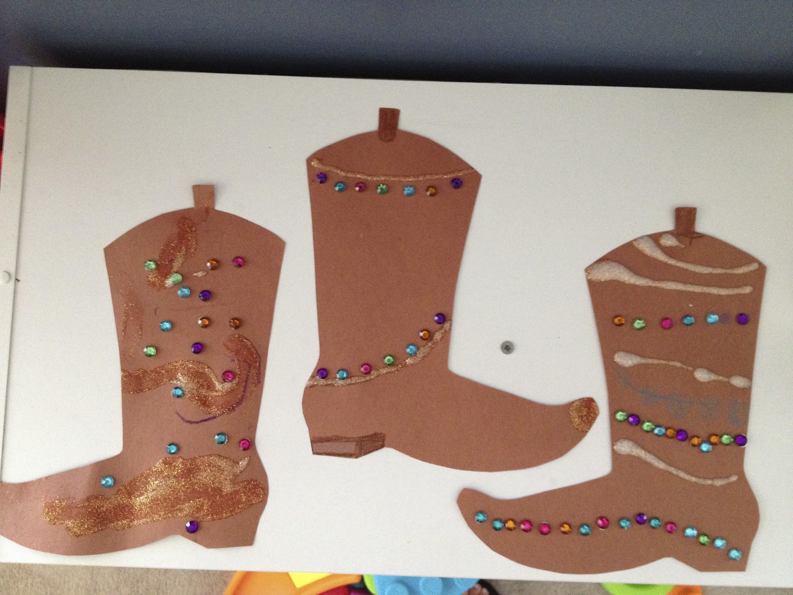 Aunt Tami's House Cowboy Boots and Horseshoes