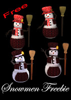 Snowmen Freebie Snowmen Freebie PNG Tubes