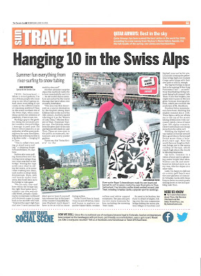 Summer fun in Swiss Alps. Photograph by Janie Robinson, Travel Writer