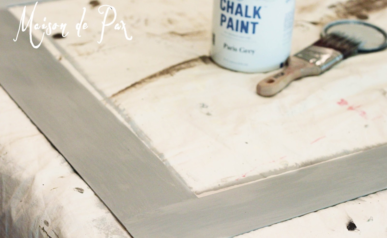 Painted Mat Tutorial Maison de Pax