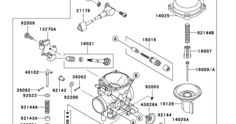 Tear it up, fix it, repeat: Common parts Keihin CV40 ...