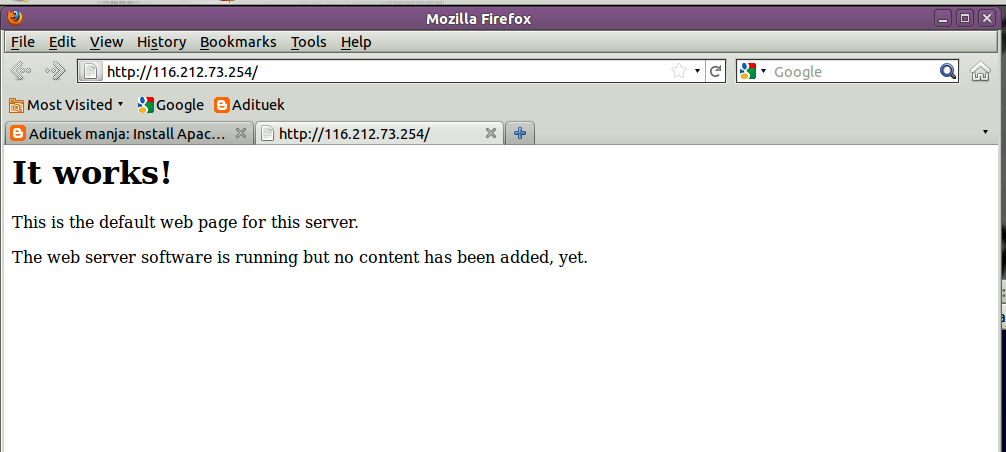 Ubuntu apache install Ubuntu apache install