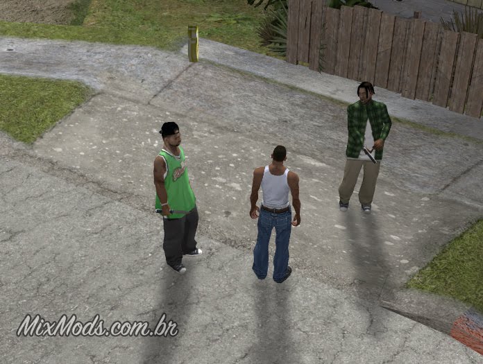 Exclusives features and bugs from 2 Player Deluxe - GTA SA Mod Multiplayer  