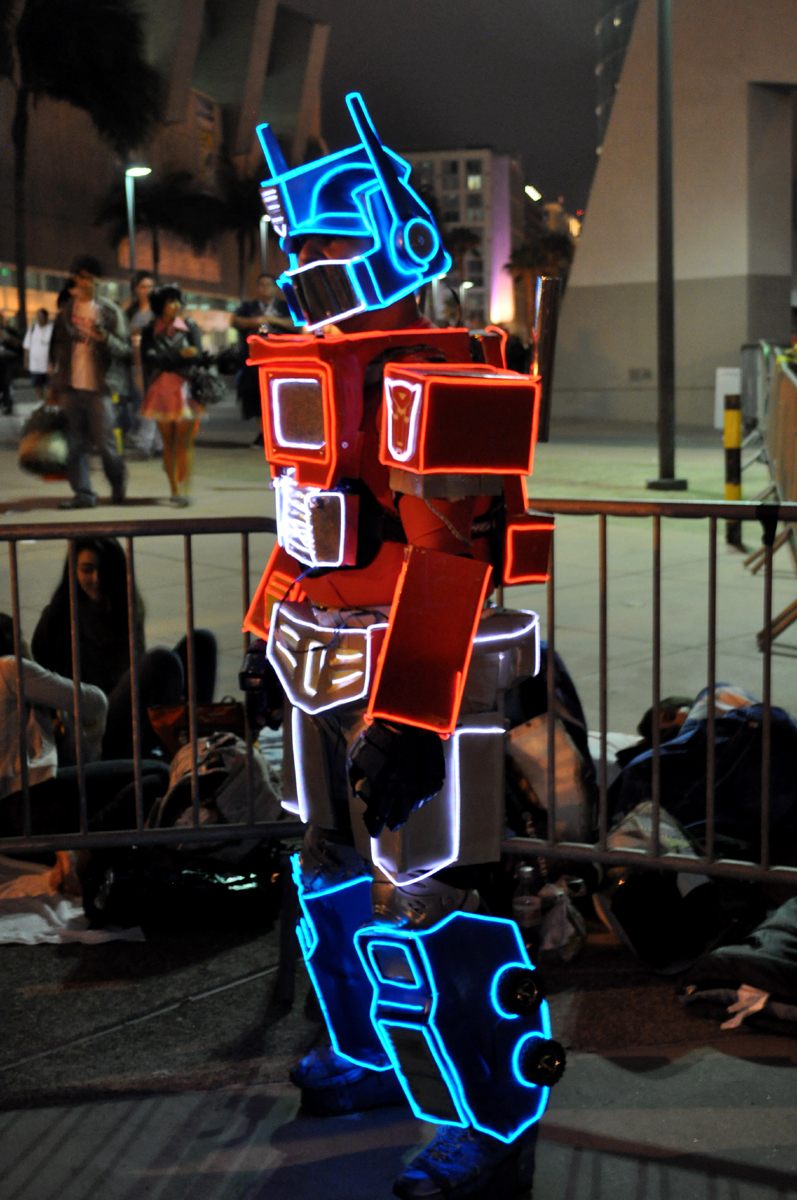 Just A Car Guy the best Transformer costume at Comic Con I saw this