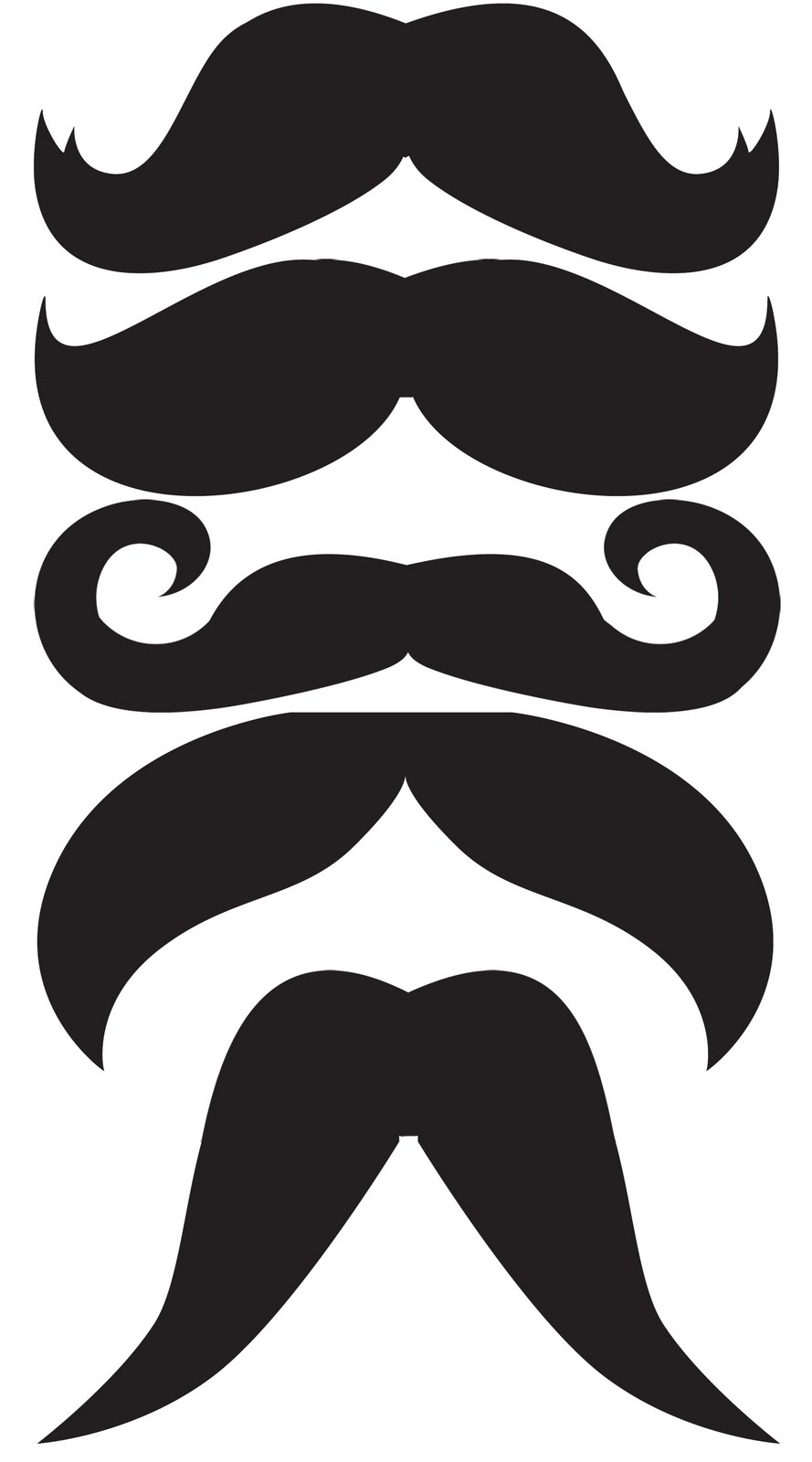 Moustache Template For Blog