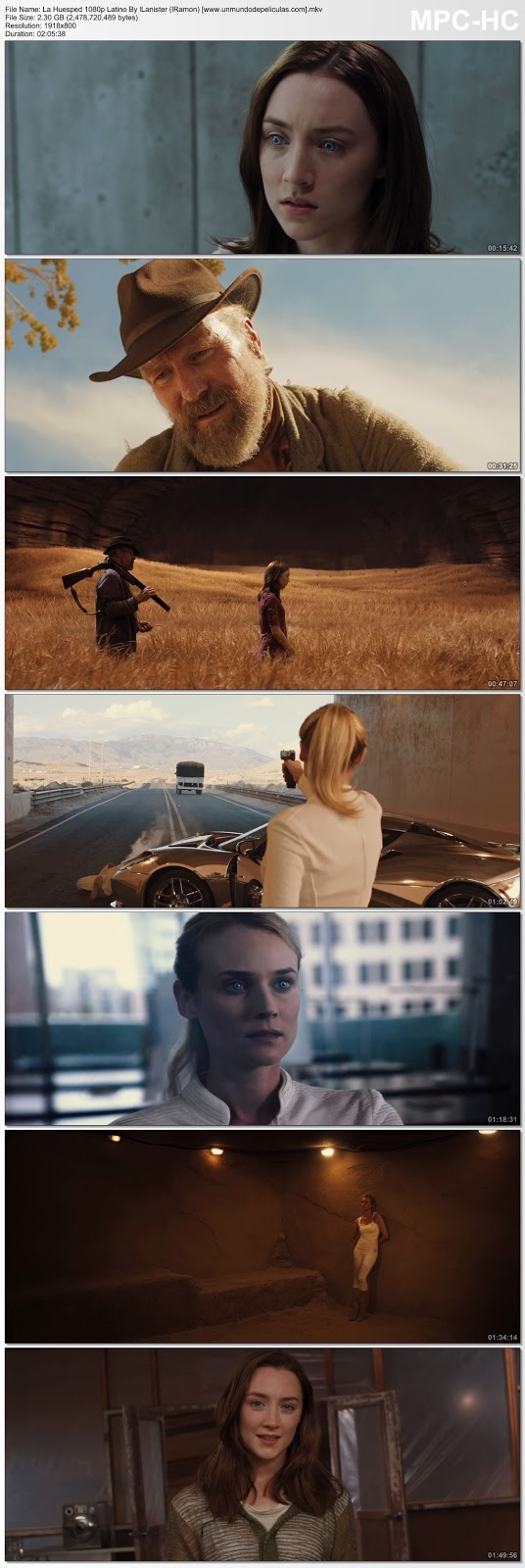 Capturas de la película.