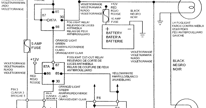 Free Auto Wiring Diagram: 2005-2007 Mustang V6 Fog Light System Wiring