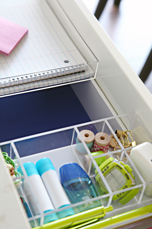 IHeart Organizing Four Days & Four Drawers Mini Organizing Challenge School Supply Drawer