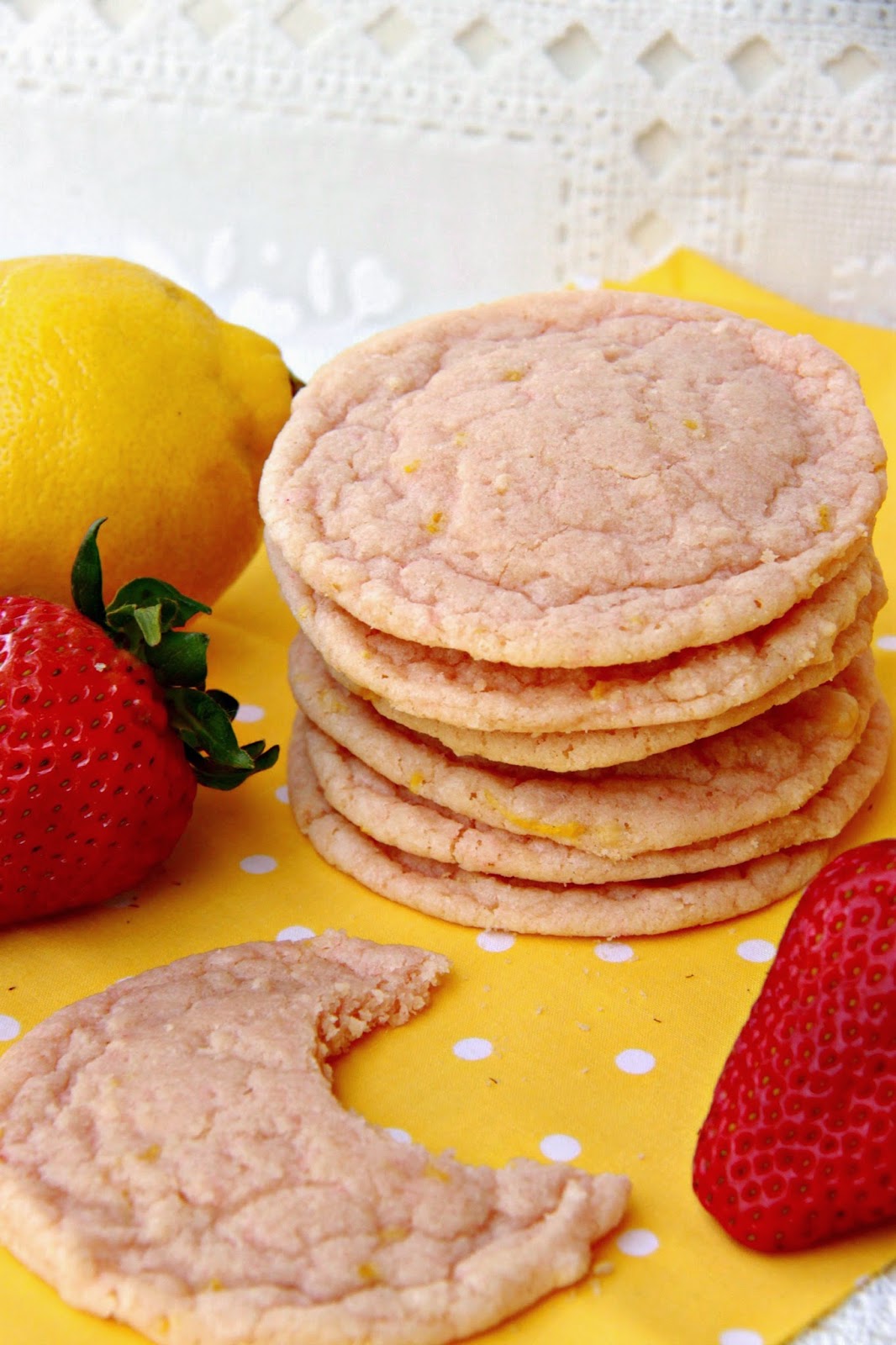 Larissa Another Day Strawberry Lemonade Cookies