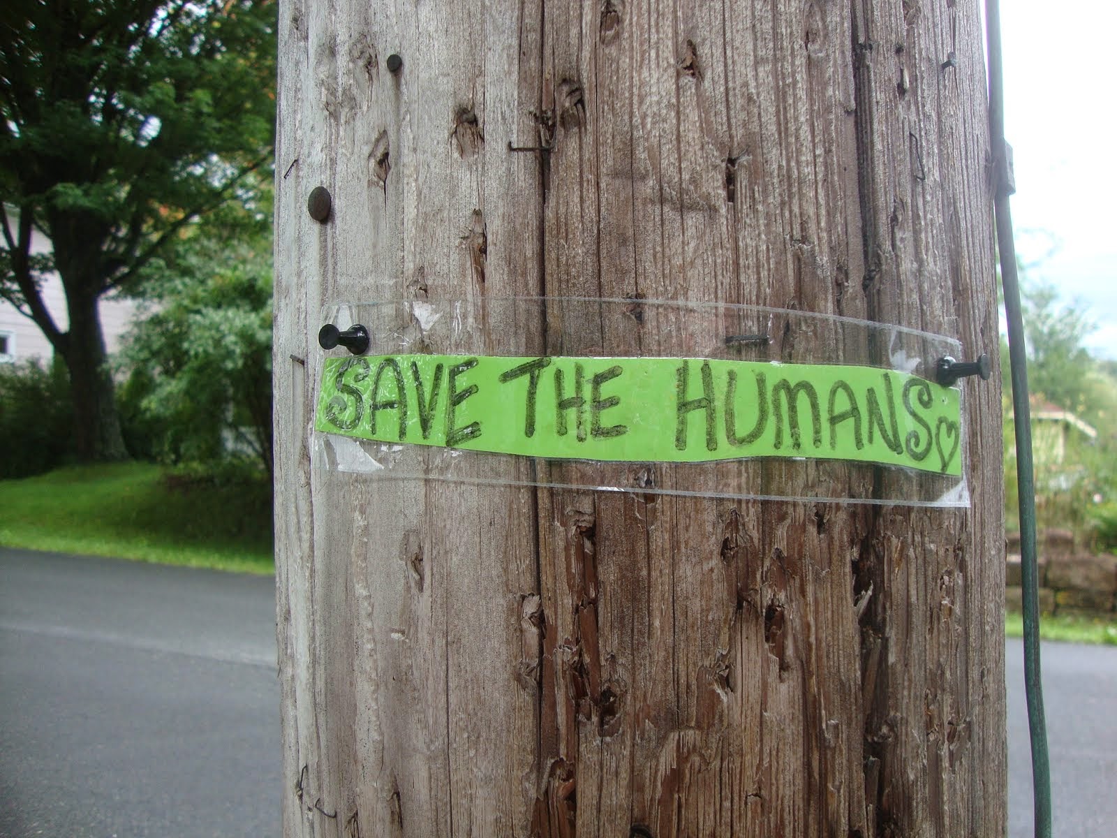 save the humans..