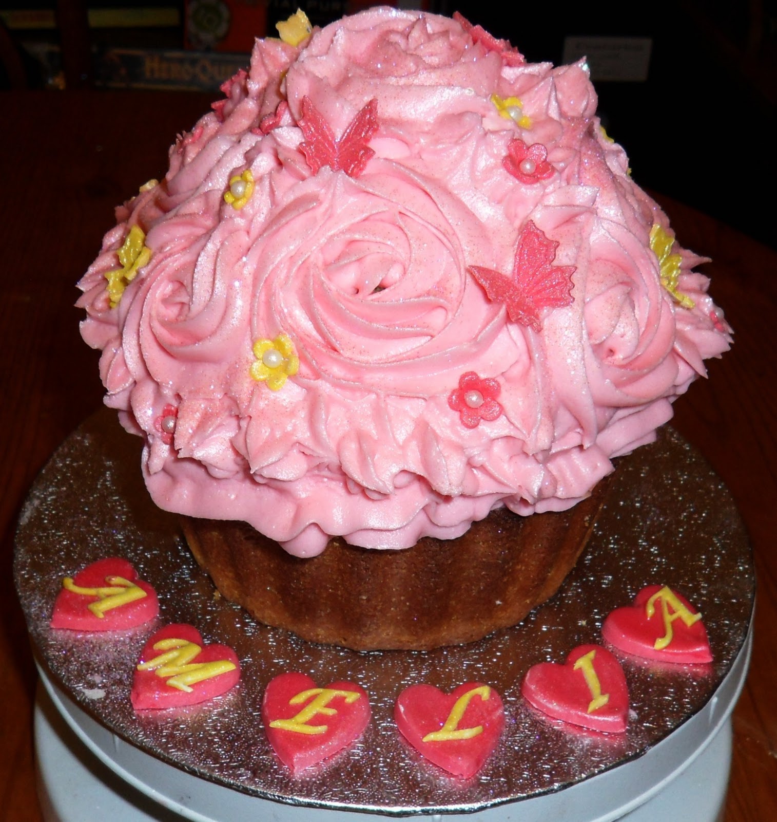 The Fondant Fairy: 20th Birthday Giant Cupcake