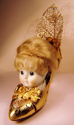 assemblage, mixed media, altered art assemblage, mixed media, shoe art