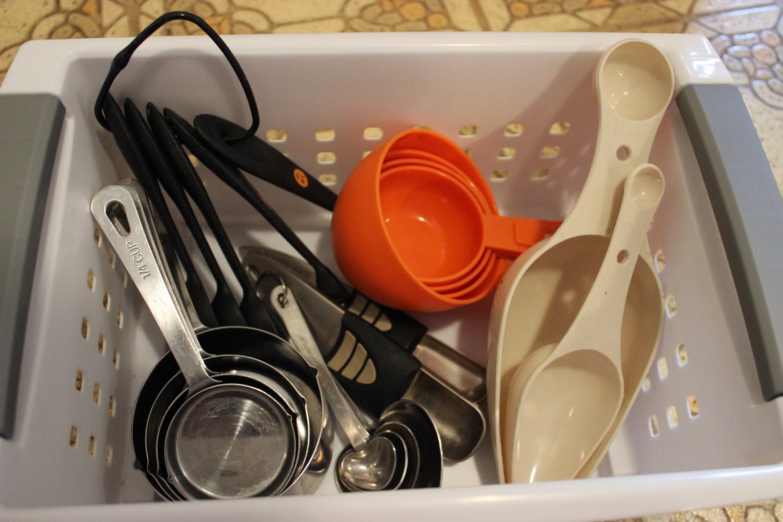 Organizing for Six Organized Baking & Utensils