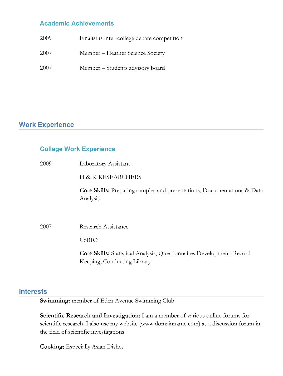 professional creative resume examples