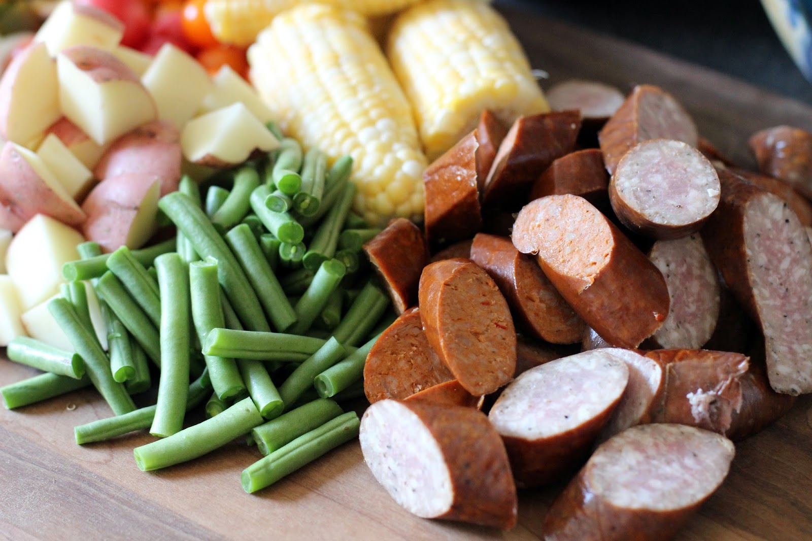 The Owl with the Goblet Foil Boil Shrimp and Sausage Packets