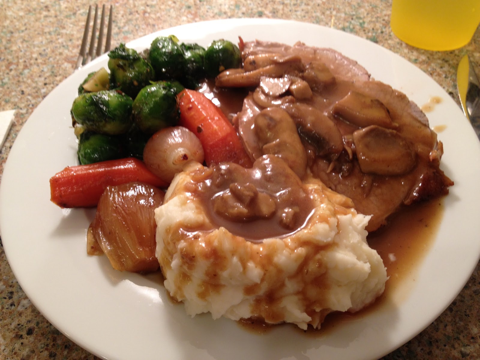 Six Degrees of Preparation Roast beef means roast beef hash