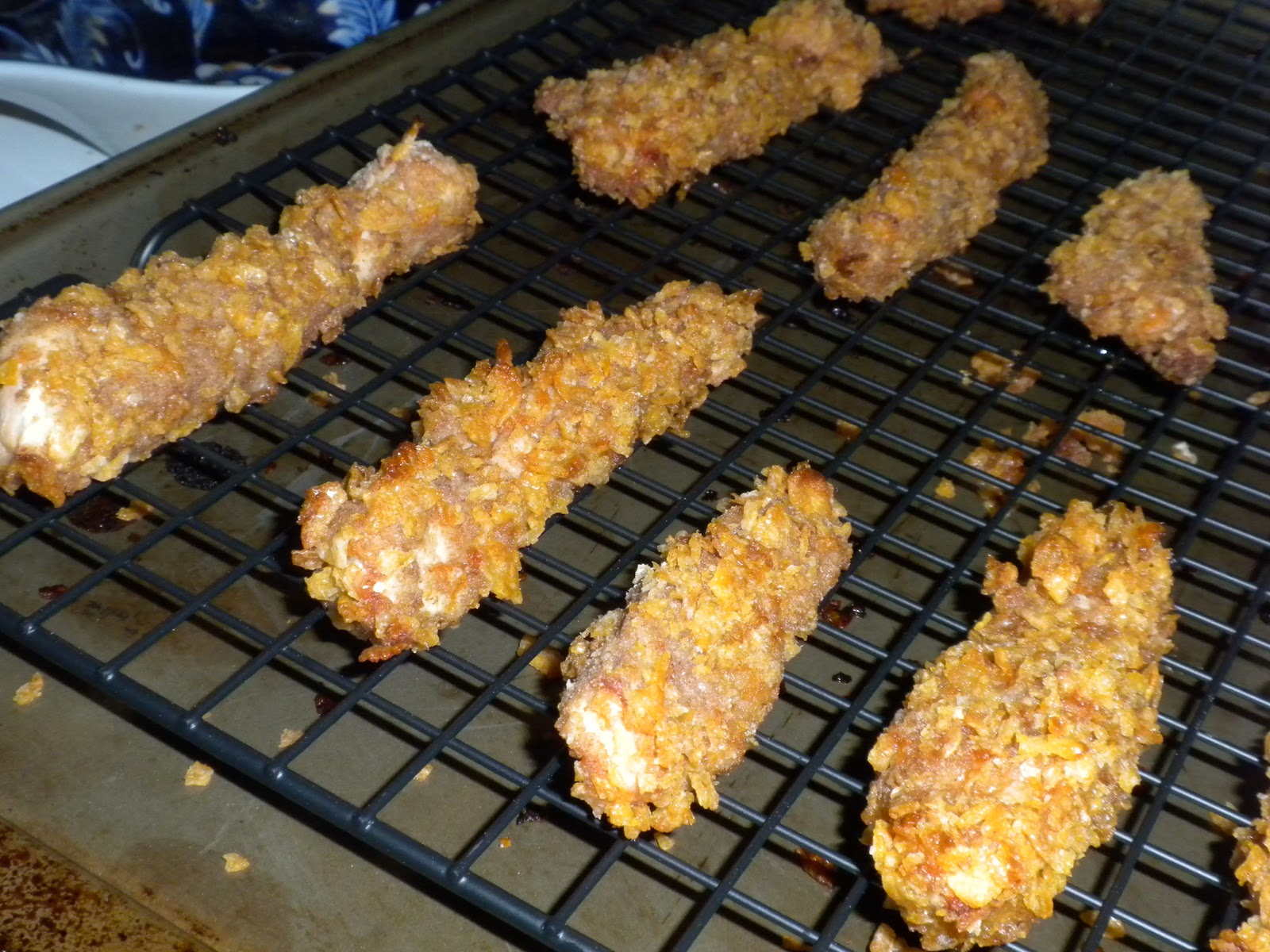 Don't worry. Be happy. Keep learning. Frosted Flake Chicken.